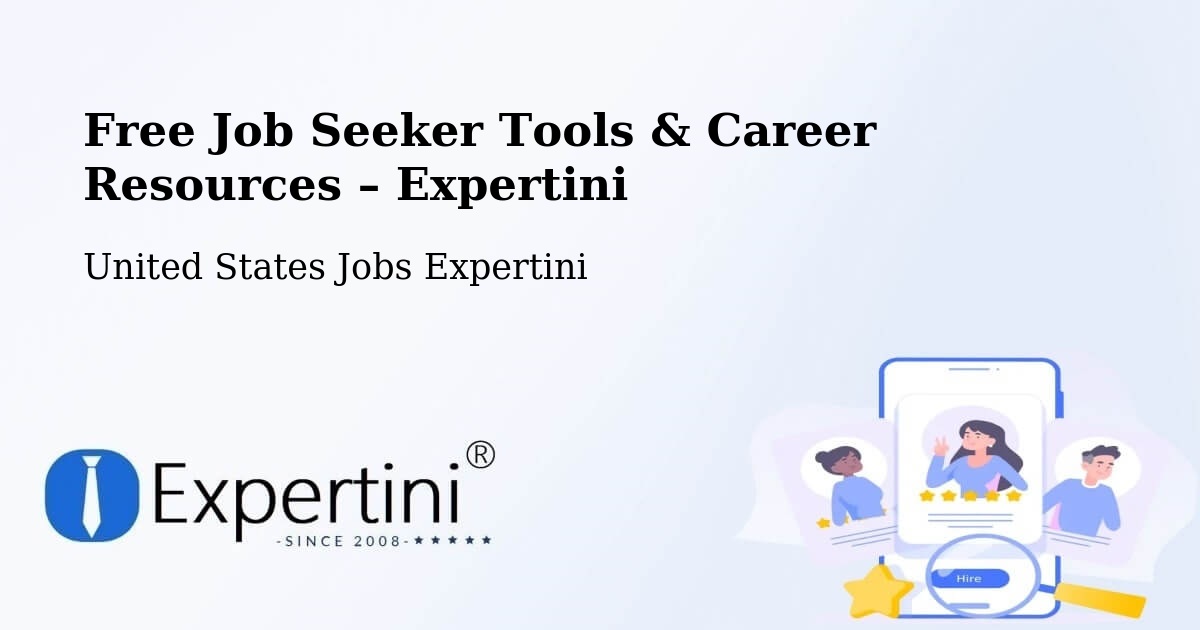 Free Job Seeker Tools & Career Resources – Piscataway - Piscataway, United States Jobs Expertini